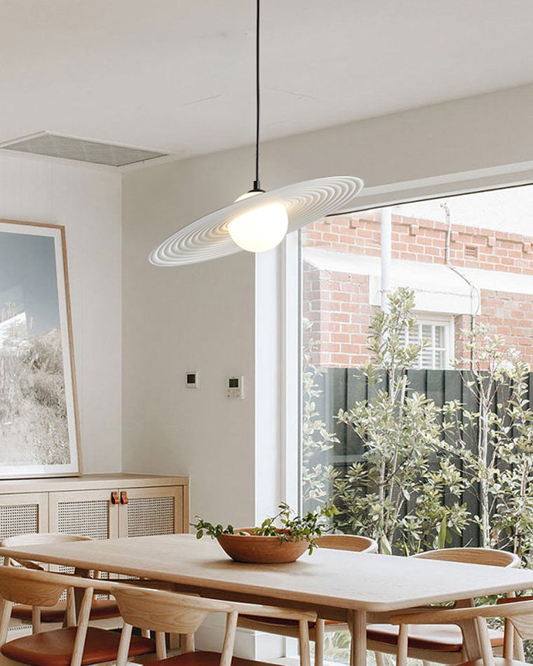 Viraalise Pendelleuchte PE LED-Platte Weiß und Schwarz
