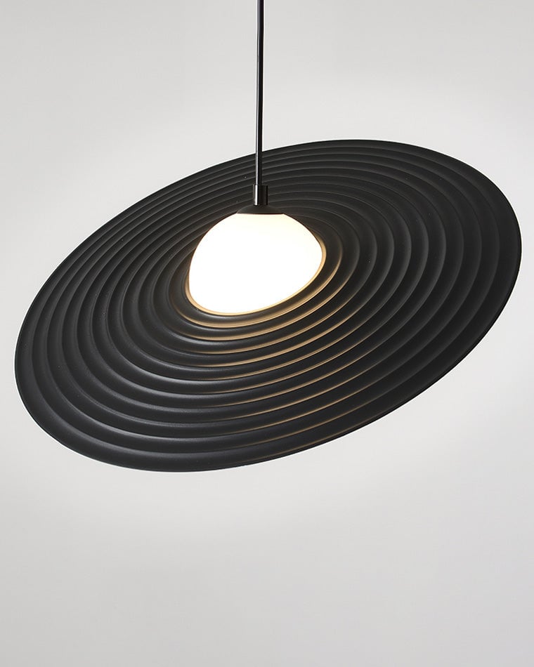 Viraalise Pendelleuchte PE LED-Platte Weiß und Schwarz