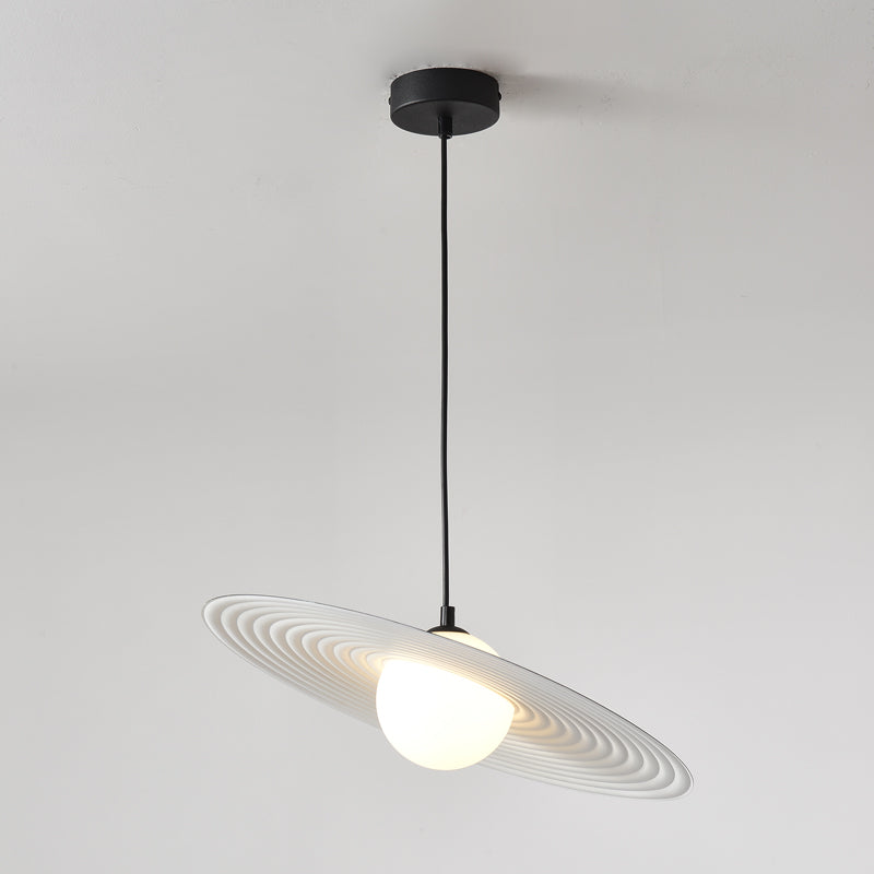 Viraalise Pendelleuchte PE LED-Platte Weiß und Schwarz