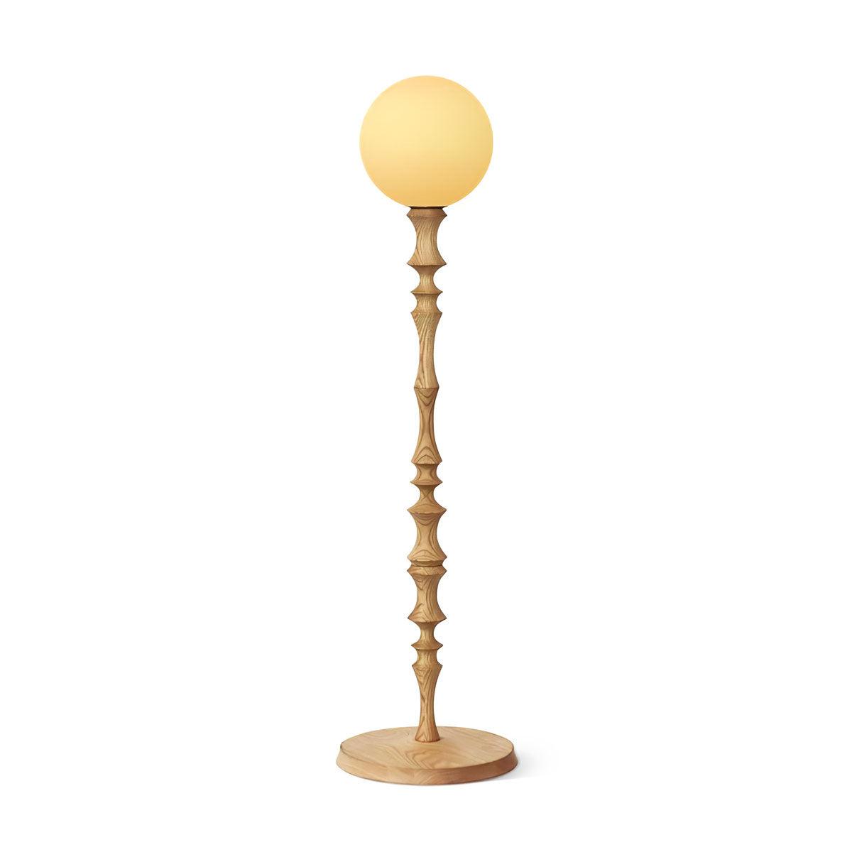 Vilten elegante Stehleuchte aus Holz