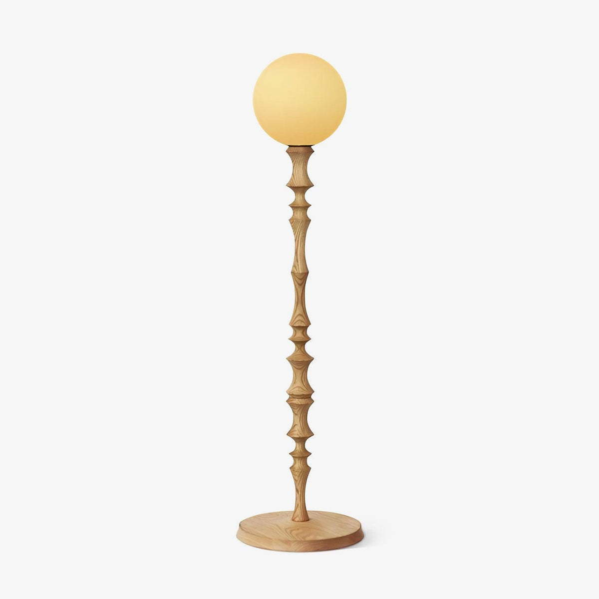 Vilten elegante Stehleuchte aus Holz