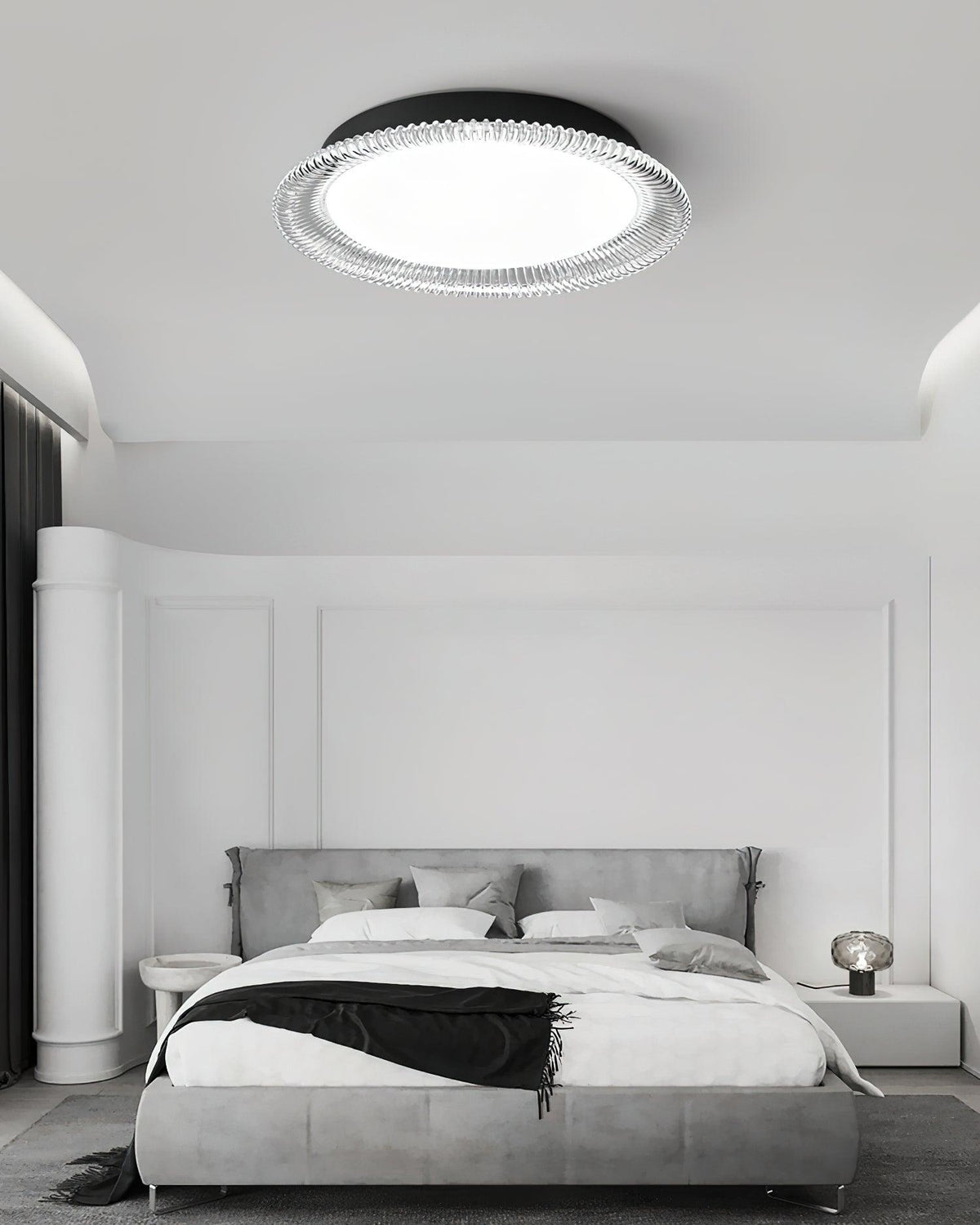 Crystaline Minimalistische Aluminium-Deckenleuchte