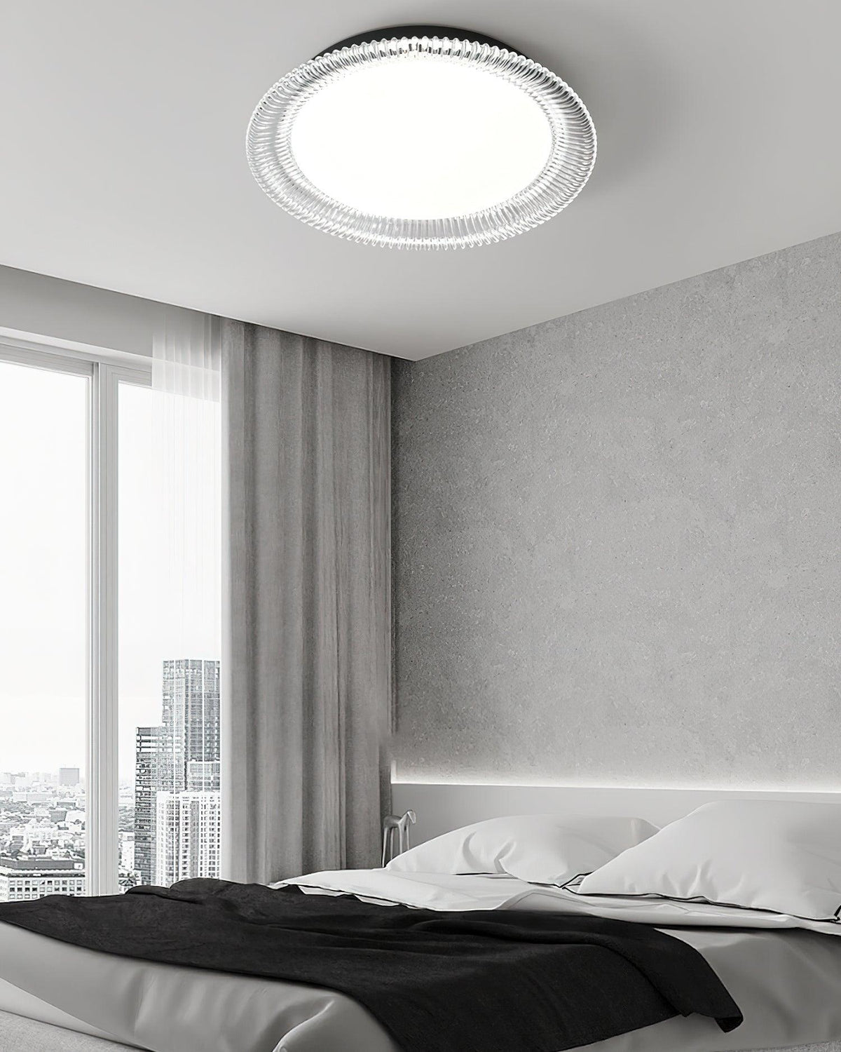 Crystaline Minimalistische Aluminium-Deckenleuchte