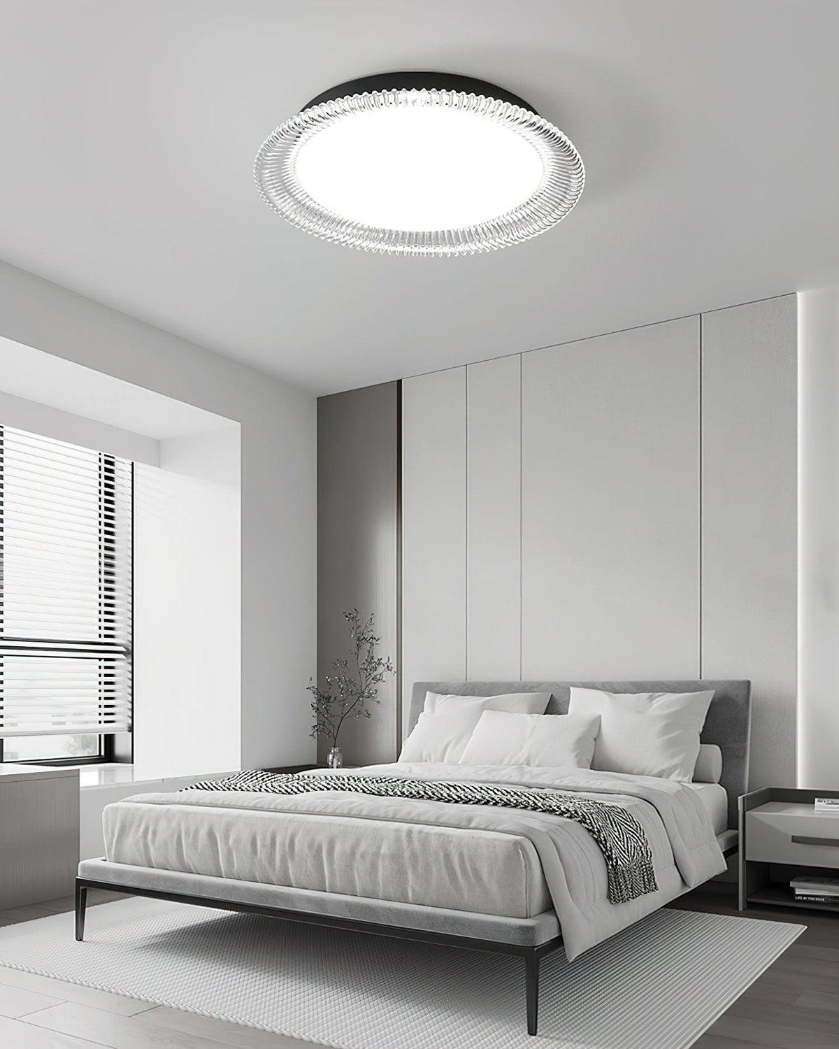 Crystaline Minimalistische Aluminium-Deckenleuchte