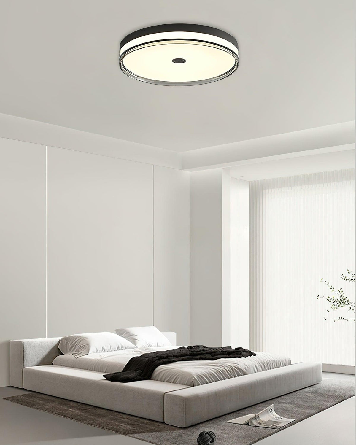 Halo Deckenleuchte aus Messing im Fashion-Design