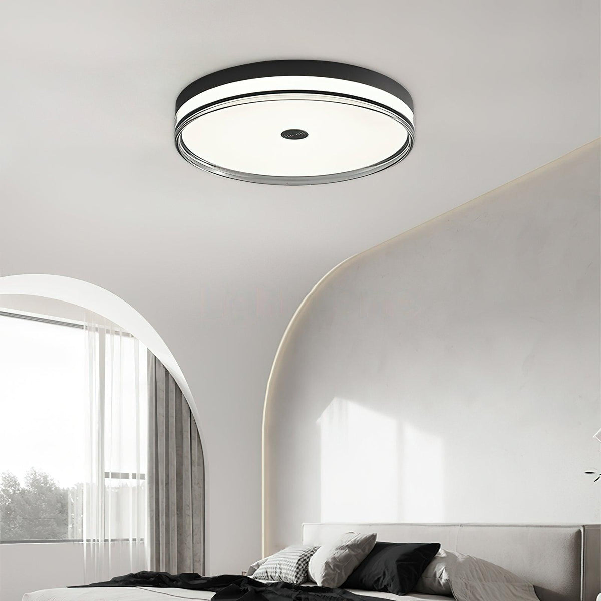 Halo Deckenleuchte aus Messing im Fashion-Design