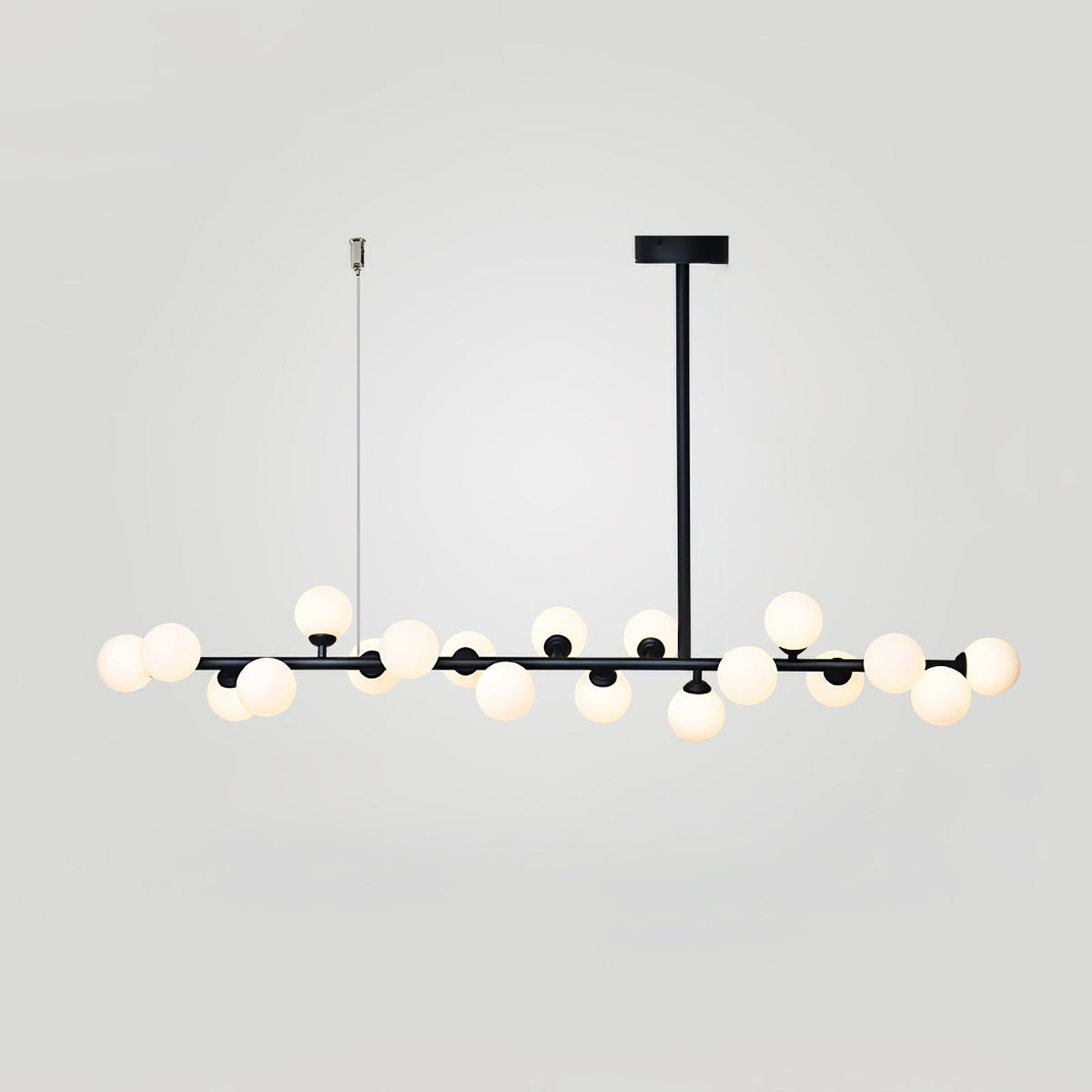 Lumiray Pendelleuchte Schwarz Linear Kugel