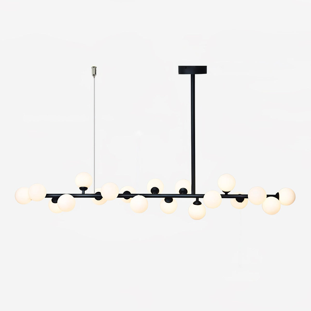Lumiray Pendelleuchte Schwarz Linear Kugel