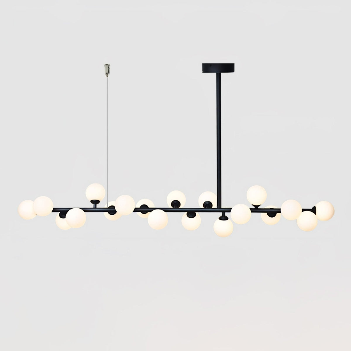 Lumiray Pendelleuchte Schwarz Linear Kugel