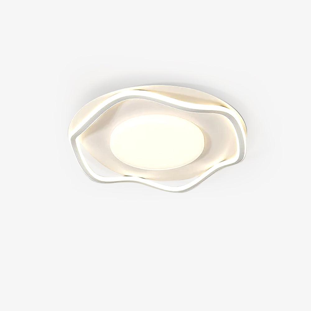 Elvenos Minimalistische Deckenleuchte in Wolkenform