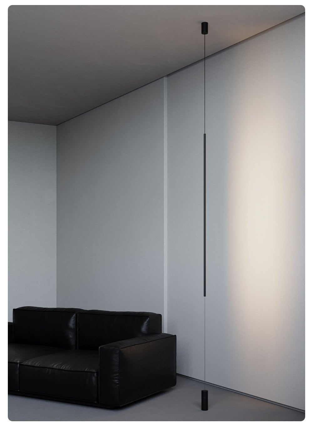 Caelorian zeitgenössische lineare LED-Pendelleuchte