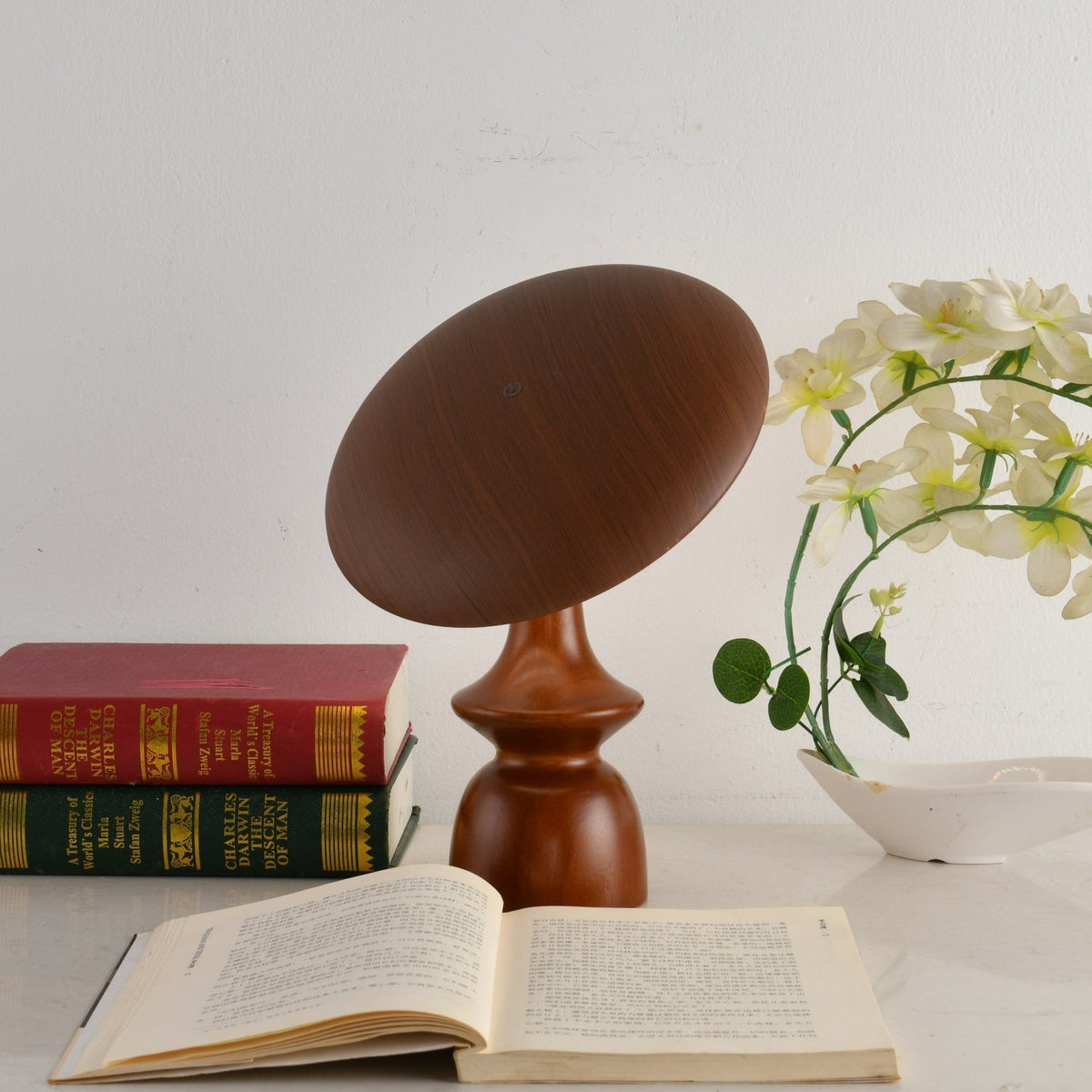 Orbis Vintage Holz Tischleuchte