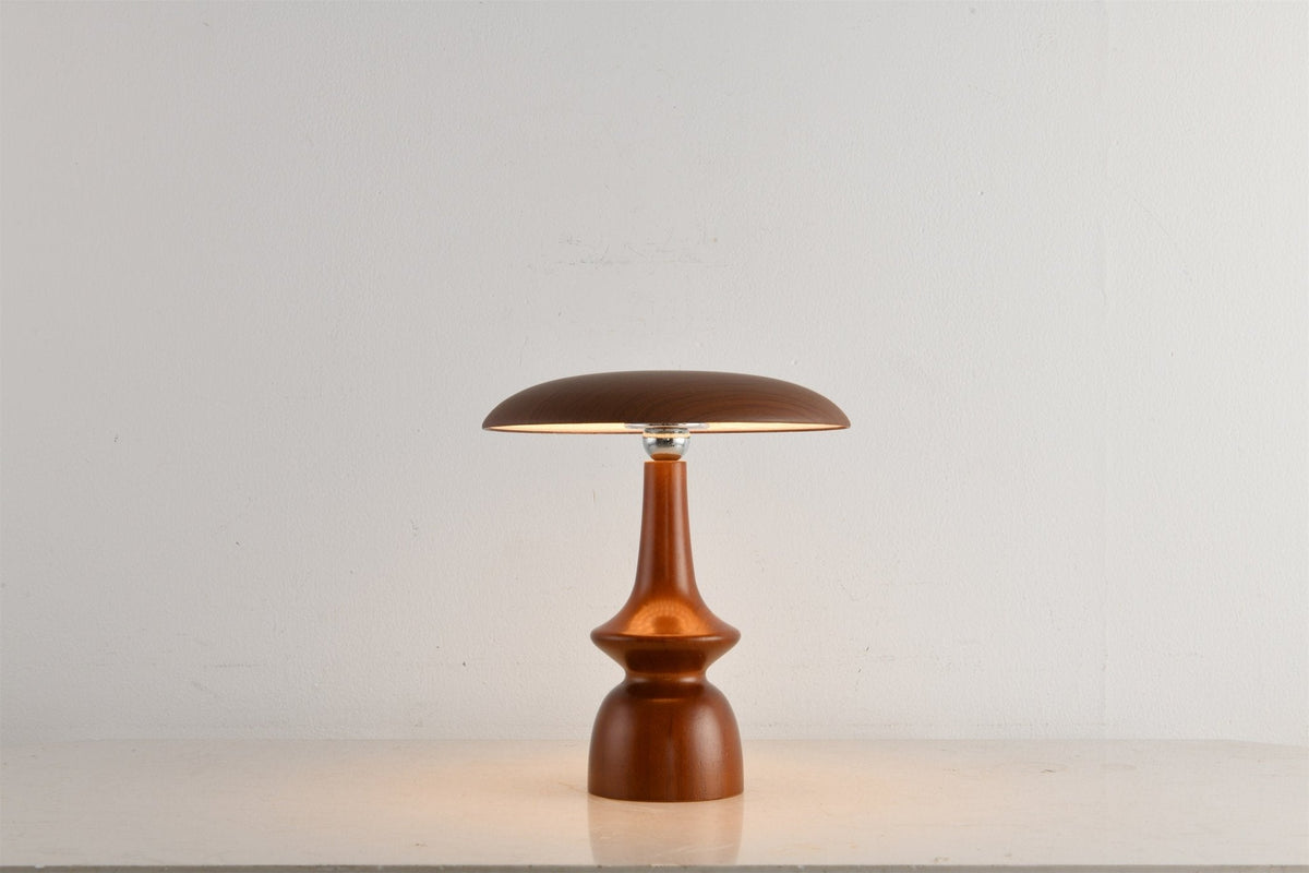 Orbis Vintage Holz Tischleuchte