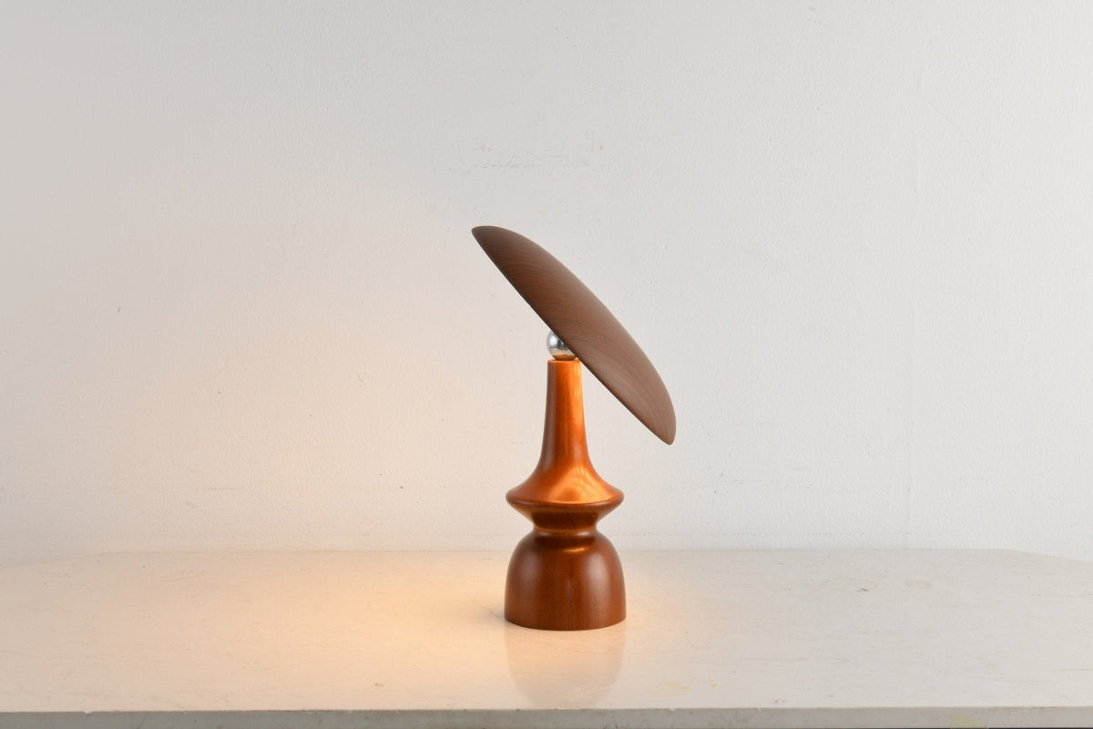 Orbis Vintage Holz Tischleuchte