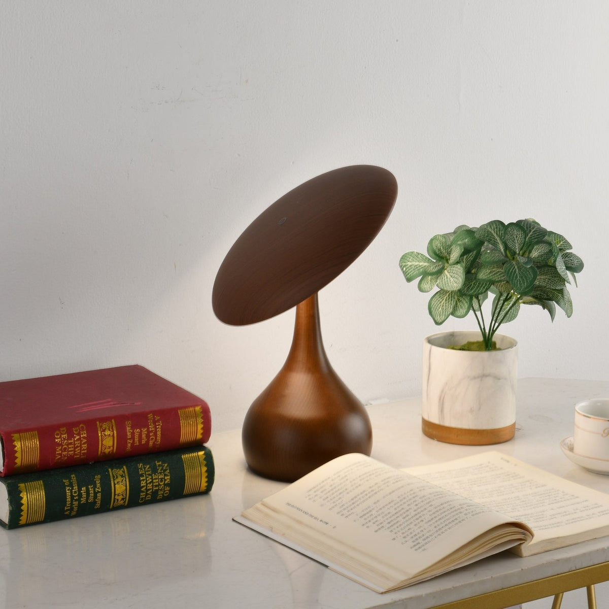 Orbis Vintage Holz Tischleuchte