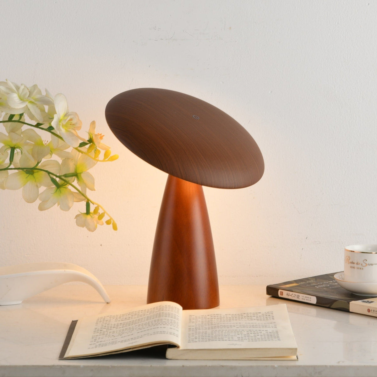 Orbis Vintage Holz Tischleuchte