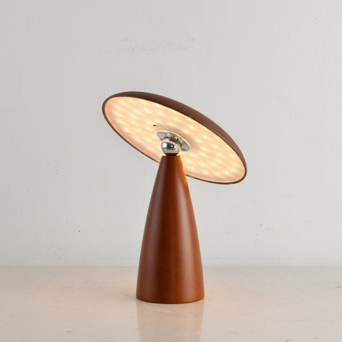 Orbis Vintage Holz Tischleuchte