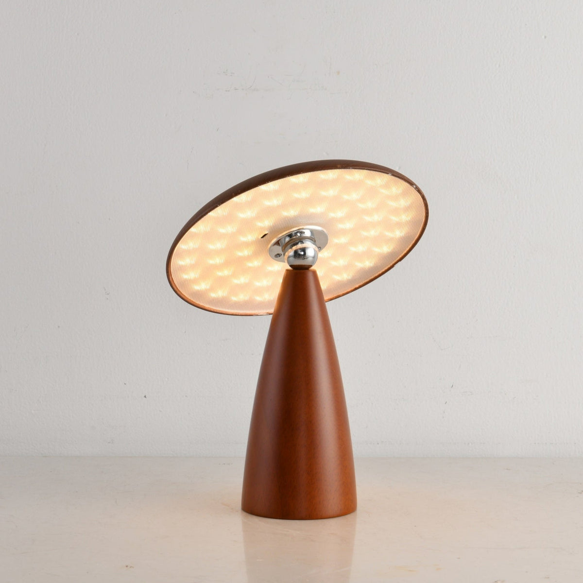 Orbis Vintage Holz Tischleuchte