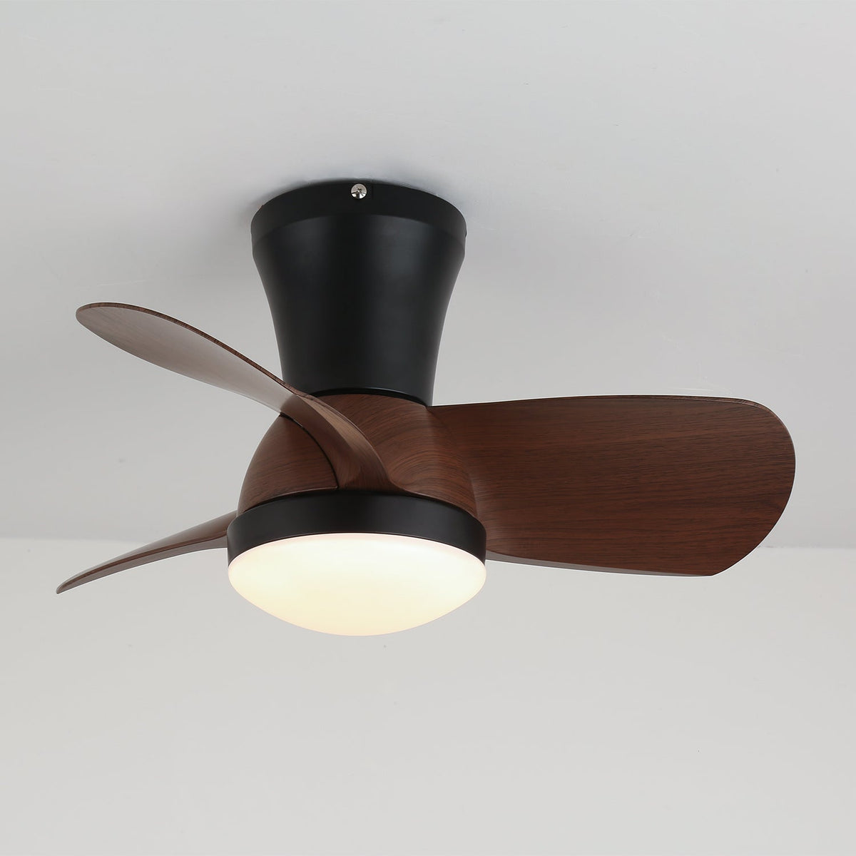 Aldaira Moderner Deckenventilator mit Beleuchtung aus Holz