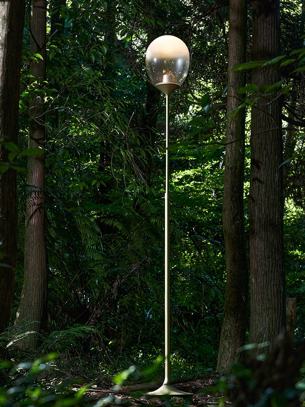 Unex Gold-Glas-Kunst-Tischleuchte