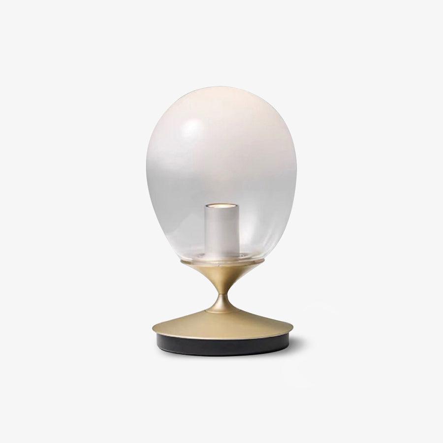 Unex Gold-Glas-Kunst-Tischleuchte