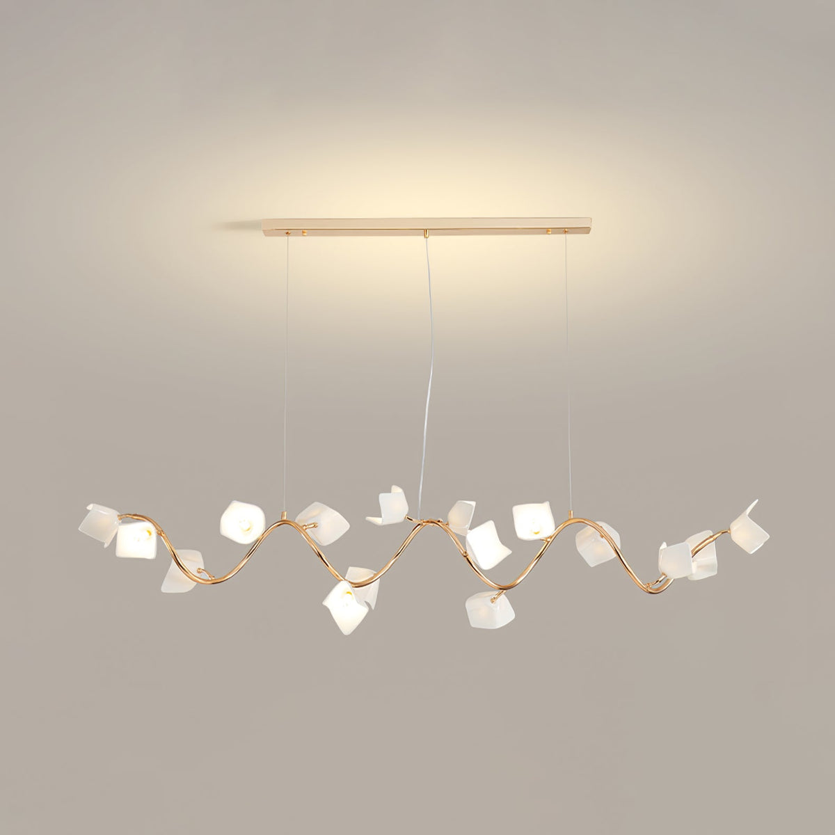 Arthearae Kronleuchter im postmodernen Luxus-Design aus Keramik Flora