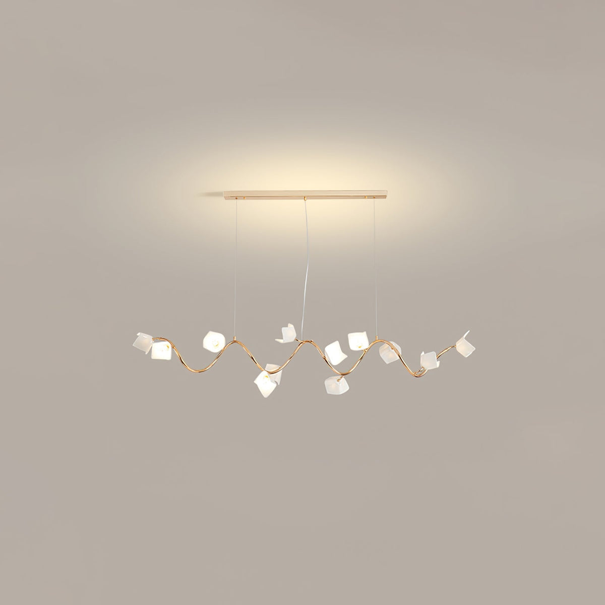 Arthearae Kronleuchter im postmodernen Luxus-Design aus Keramik Flora