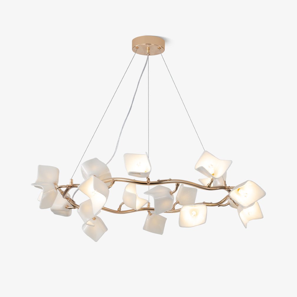Arthearae Kronleuchter im postmodernen Luxus-Design aus Keramik Flora