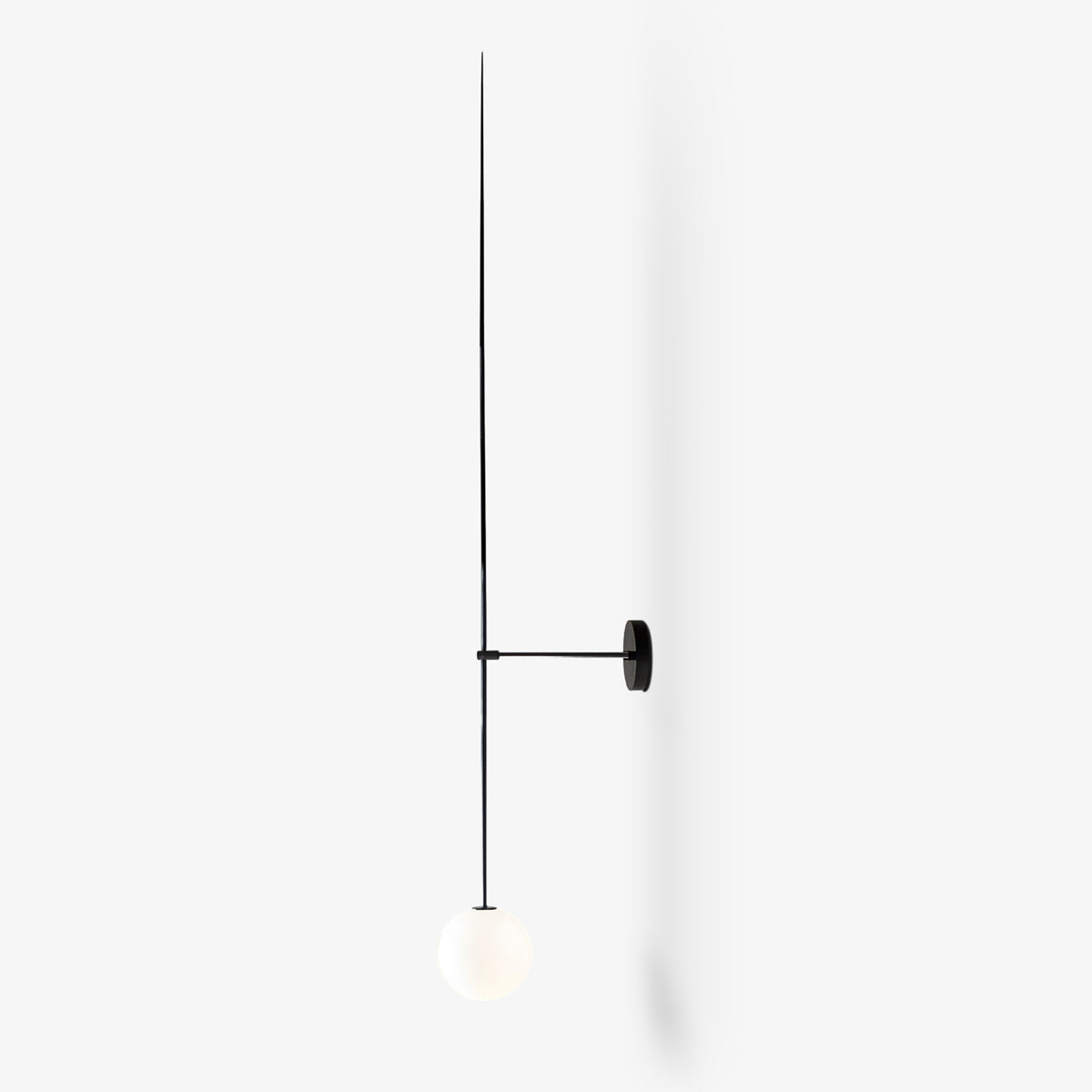 Veluelle zeitgenössische minimalistische mobile Pendelleuchte aus Glas Wandleuchte