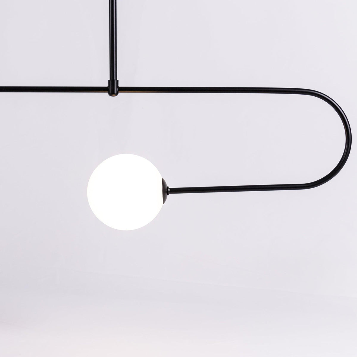 Viraiseon Kronleuchter Mobile Schwarz Minimalistisch