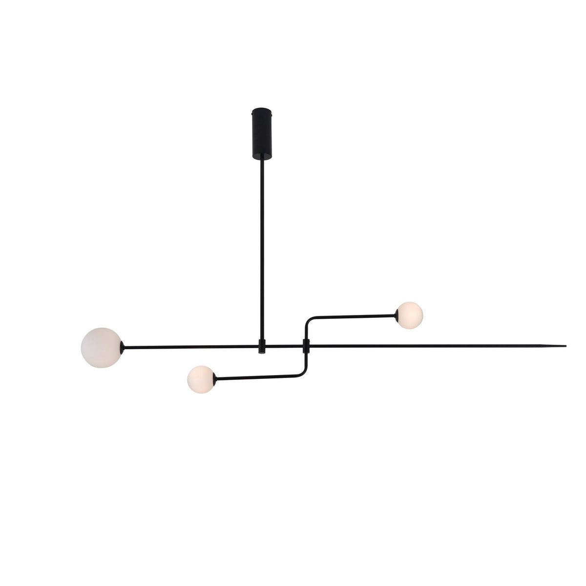 Viraiseon Kronleuchter Mobile Schwarz Minimalistisch