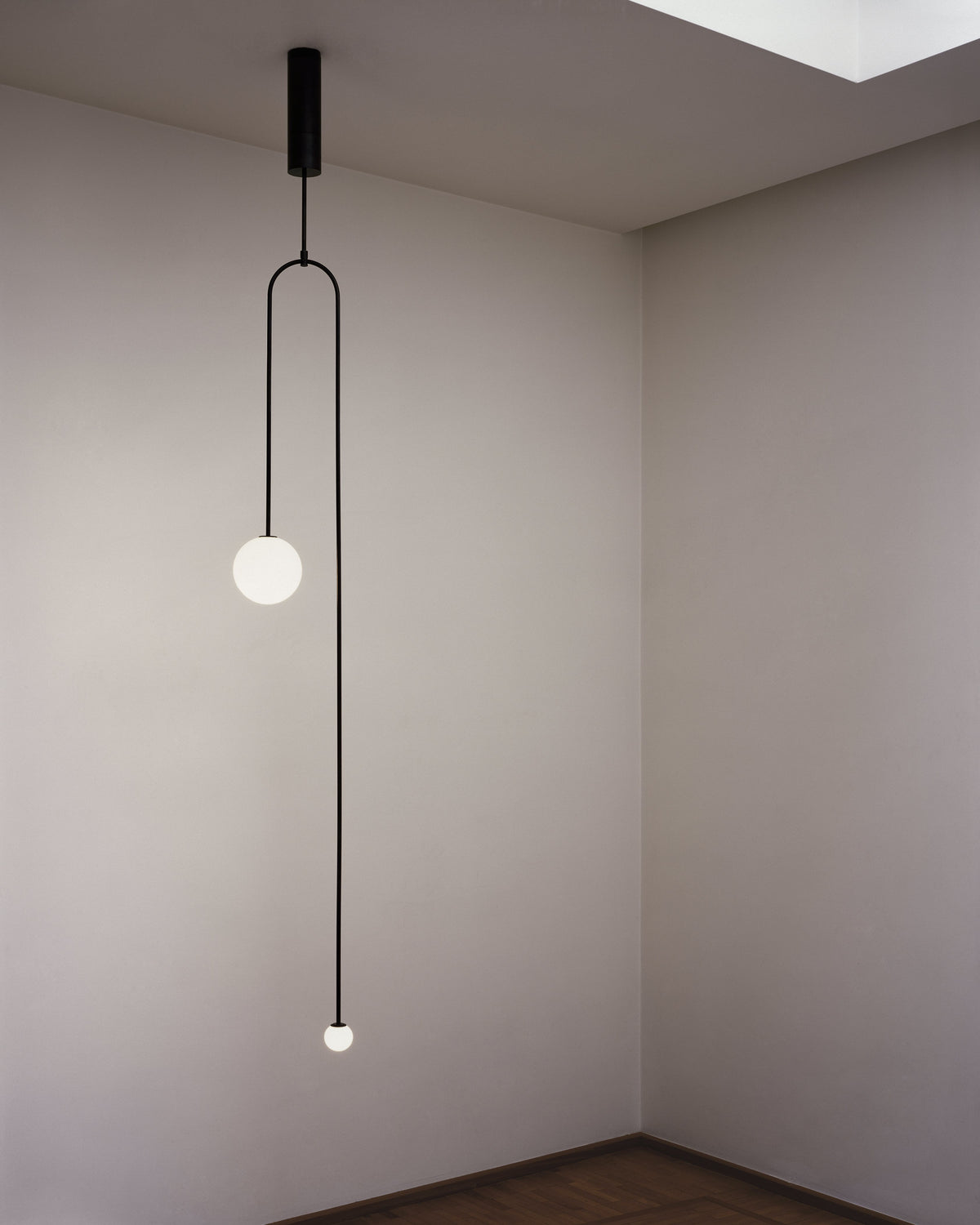Viraiseon Kronleuchter Mobile Schwarz Minimalistisch