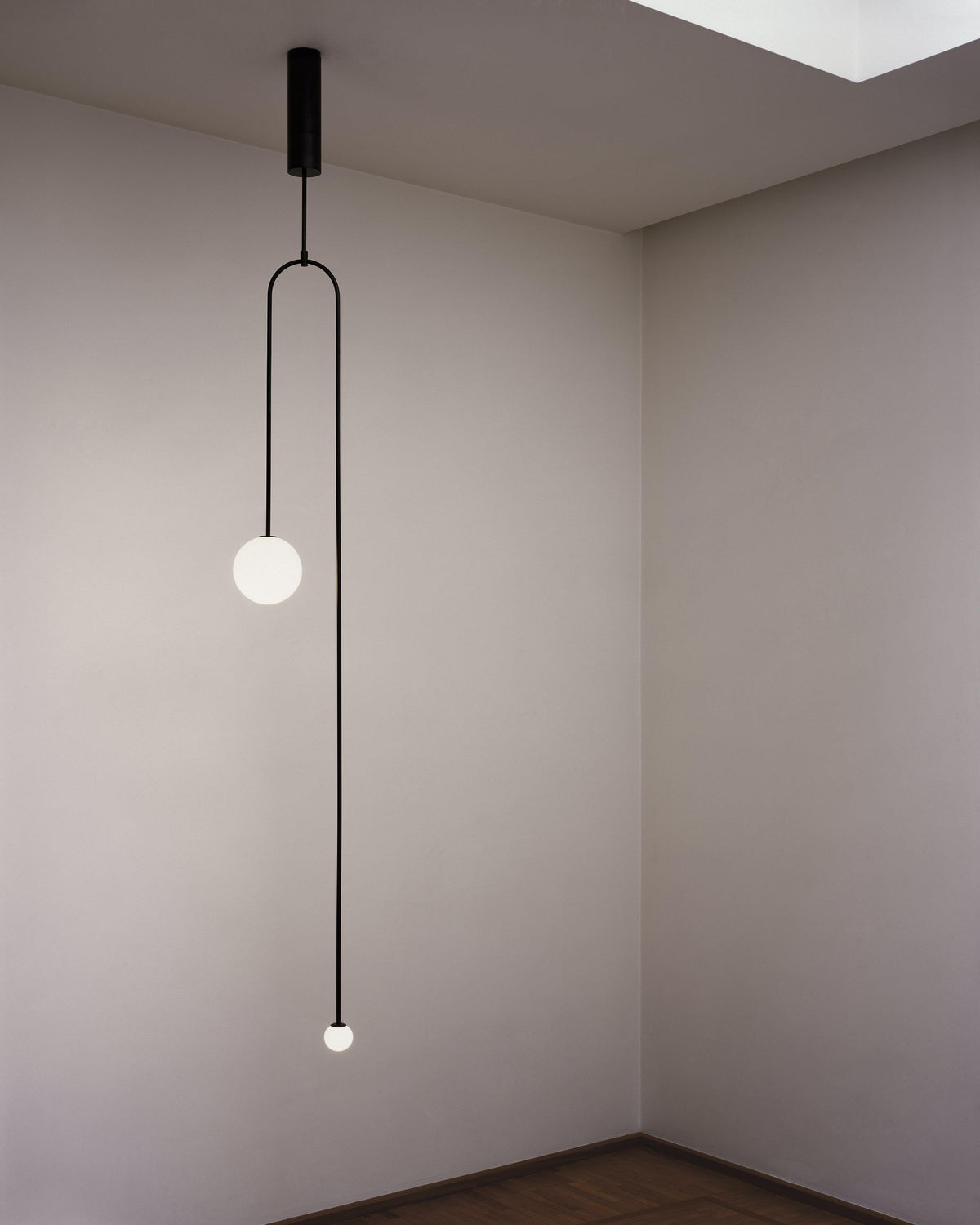 Viraiseon Kronleuchter Mobile Schwarz Minimalistisch