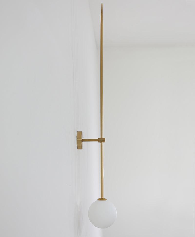 Veluelle zeitgenössische minimalistische mobile Pendelleuchte aus Glas Wandleuchte