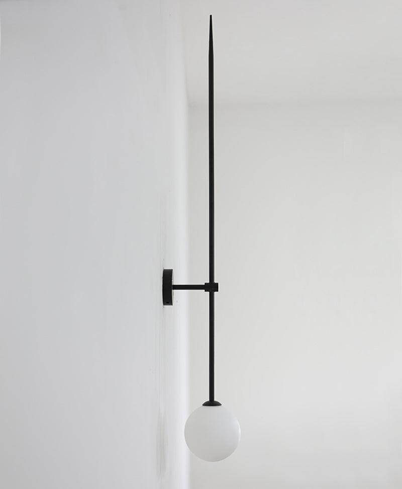 Veluelle zeitgenössische minimalistische mobile Pendelleuchte aus Glas Wandleuchte