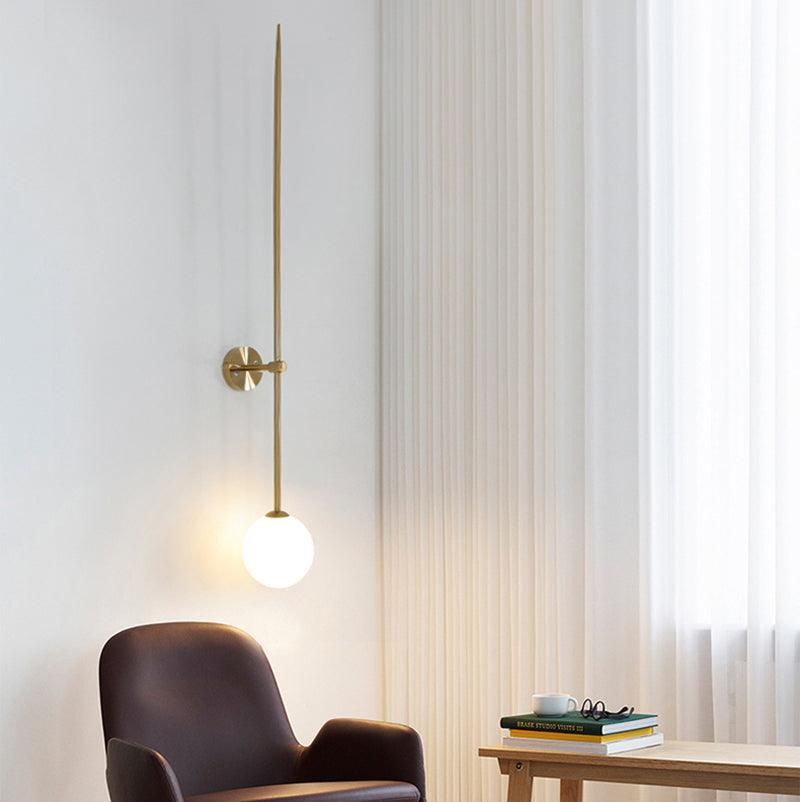 Veluelle zeitgenössische minimalistische mobile Pendelleuchte aus Glas Wandleuchte