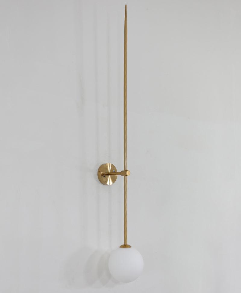 Veluelle zeitgenössische minimalistische mobile Pendelleuchte aus Glas Wandleuchte