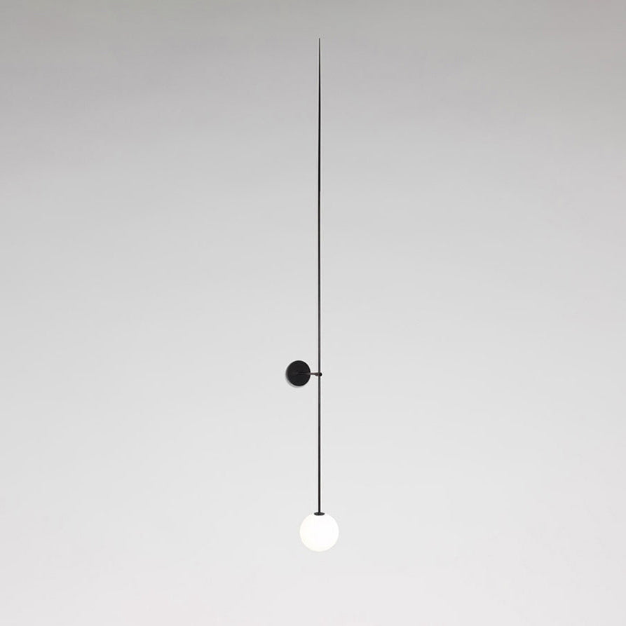 Veluelle zeitgenössische minimalistische mobile Pendelleuchte aus Glas Wandleuchte