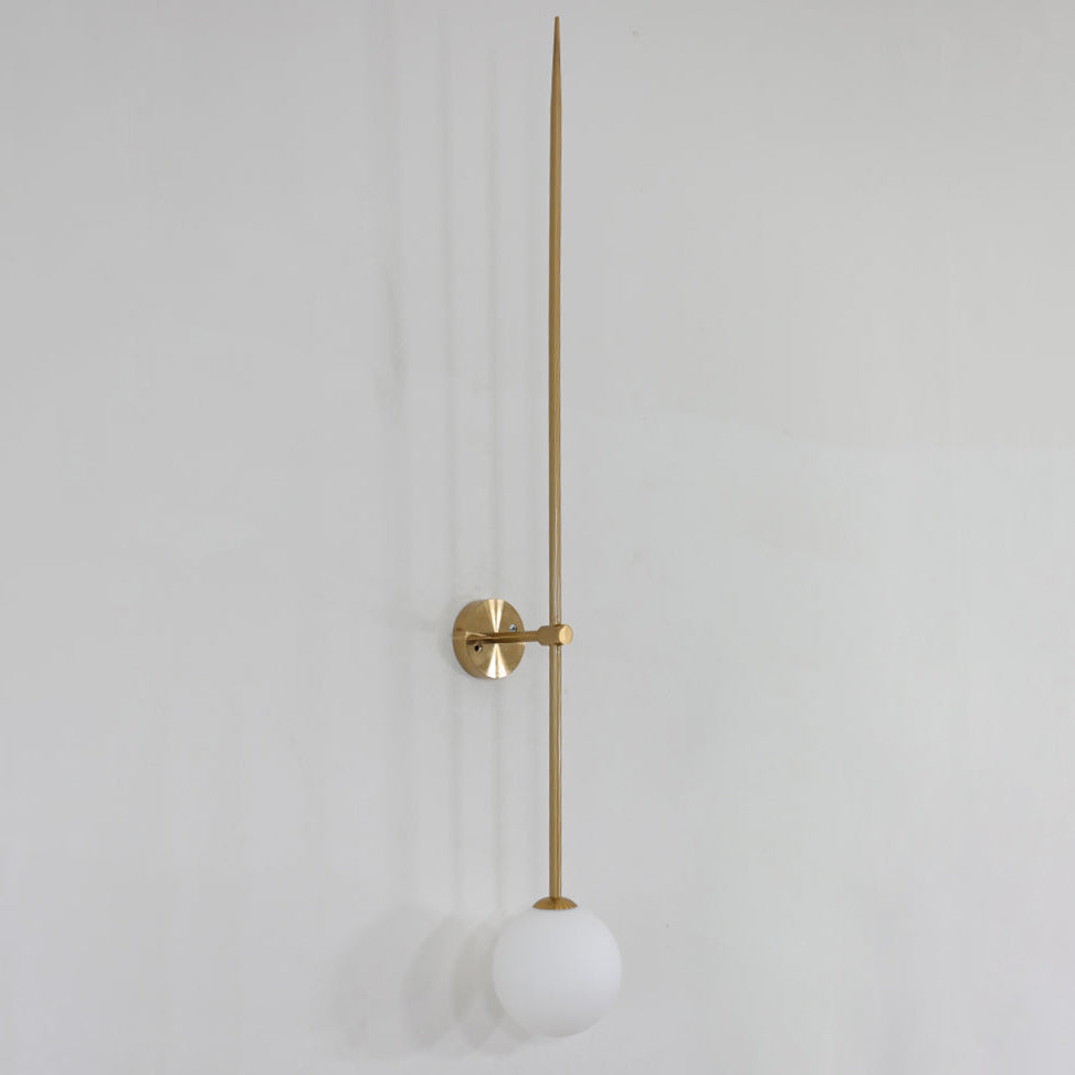 Veluelle zeitgenössische minimalistische mobile Pendelleuchte aus Glas Wandleuchte