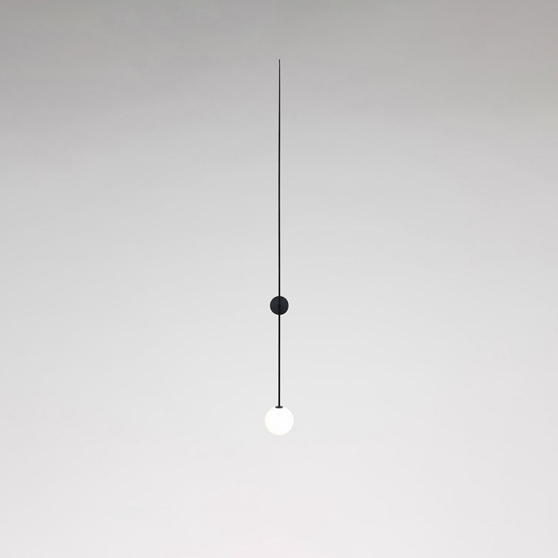 Veluelle zeitgenössische minimalistische mobile Pendelleuchte aus Glas Wandleuchte