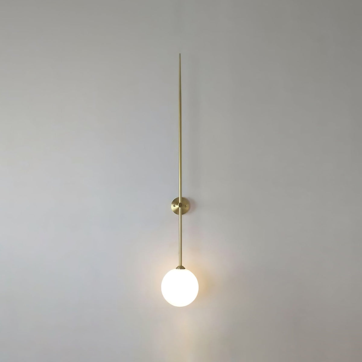 Veluelle zeitgenössische minimalistische mobile Pendelleuchte aus Glas Wandleuchte