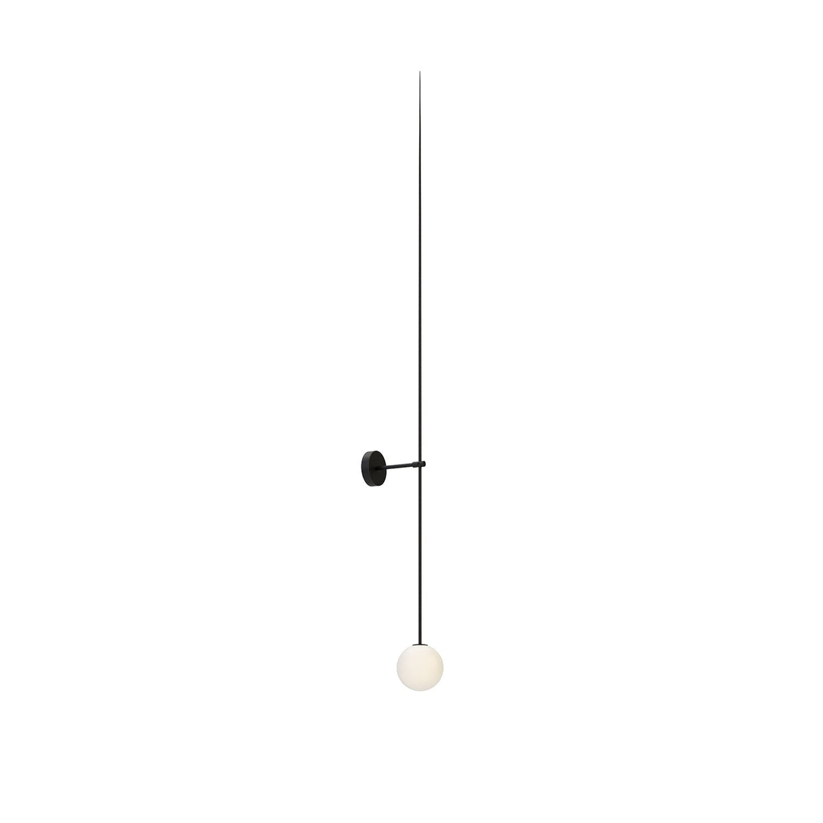 Veluelle zeitgenössische minimalistische mobile Pendelleuchte aus Glas Wandleuchte