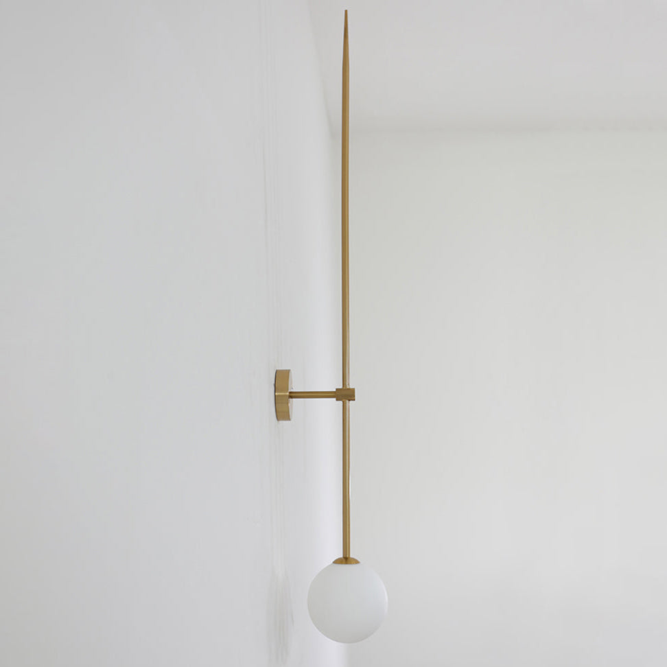 Veluelle zeitgenössische minimalistische mobile Pendelleuchte aus Glas Wandleuchte