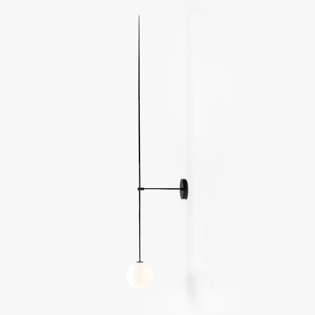 Veluelle zeitgenössische minimalistische mobile Pendelleuchte aus Glas Wandleuchte