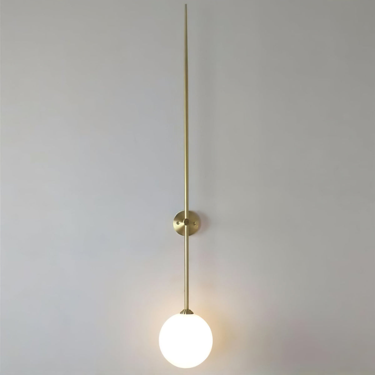 Veluelle zeitgenössische minimalistische mobile Pendelleuchte aus Glas Wandleuchte