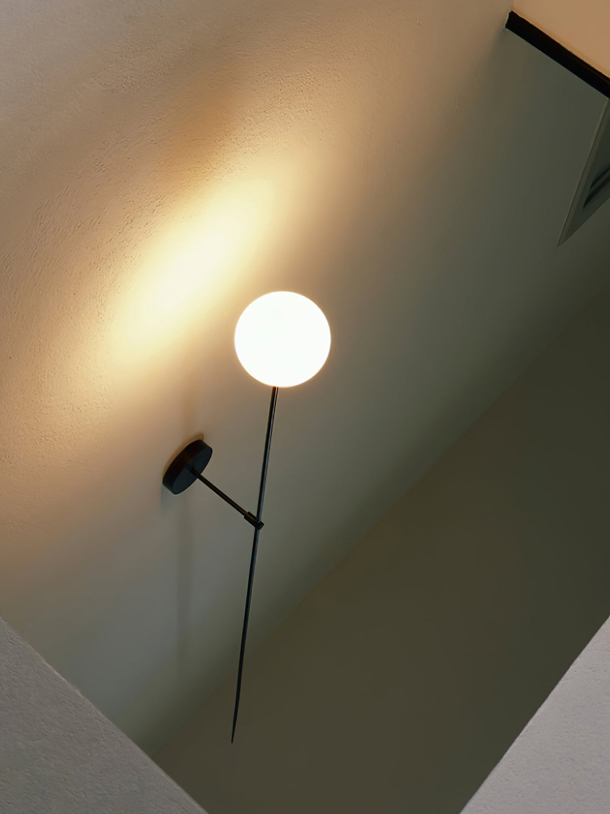 Veluelle zeitgenössische minimalistische mobile Pendelleuchte aus Glas Wandleuchte
