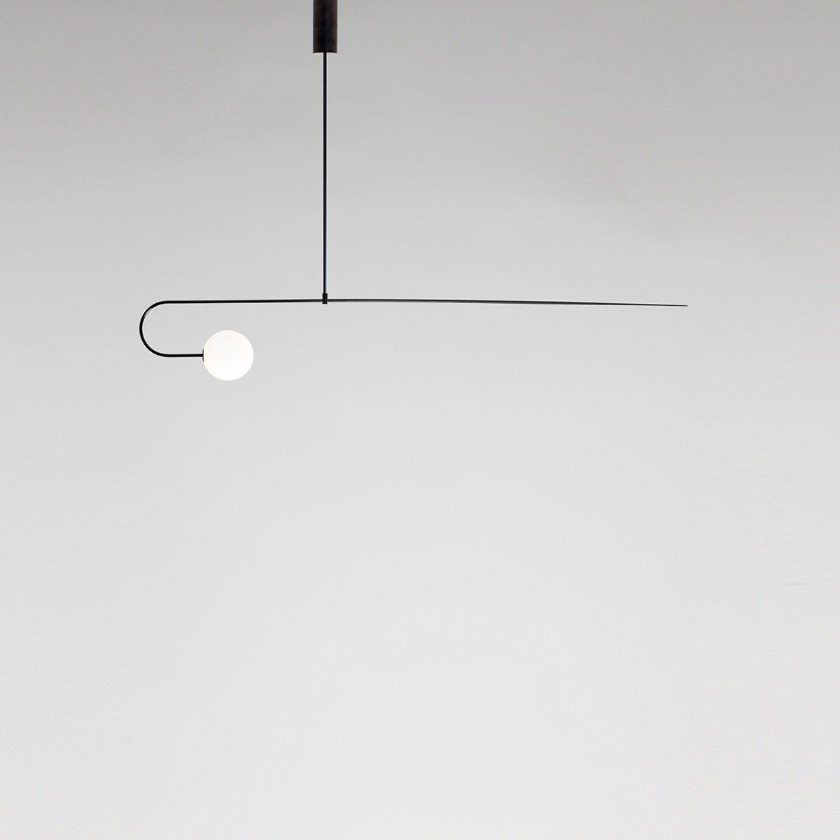 Viraiseon Kronleuchter Mobile Schwarz Minimalistisch