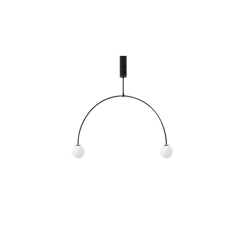 Viraiseon Kronleuchter Mobile Schwarz Minimalistisch