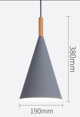 Arisha Modern LEDPendelleuchte Farbig Schlaf/Wohnzimmer Holz