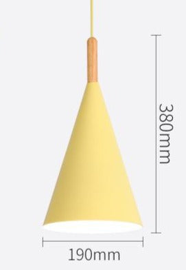 Arisha Modern LEDPendelleuchte Farbig Schlaf/Wohnzimmer Holz
